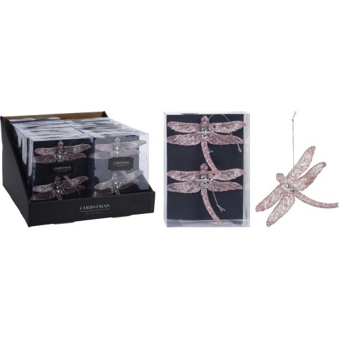 SET 2 PENDENTI LIBELLULA 10CM